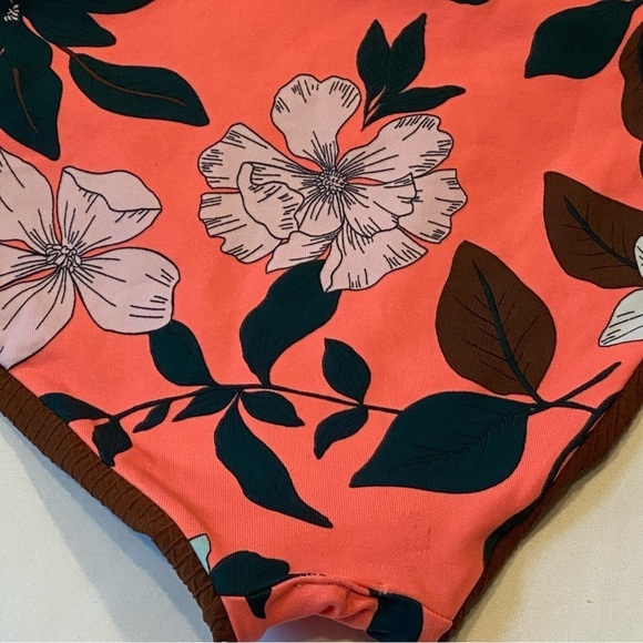 New Maaji sublime reversible coconut floral brown bikini bottom 2874 - Picture 6 of 13